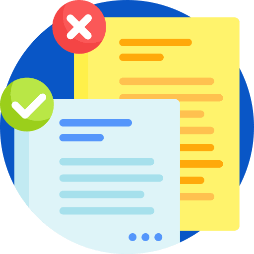 Comparing justice article comparing icon