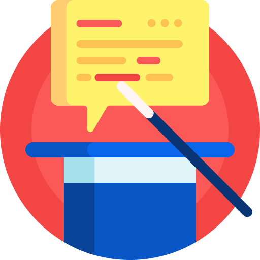 Hoax communications speech bubble electronics icon