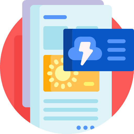 Article communications business paper icon