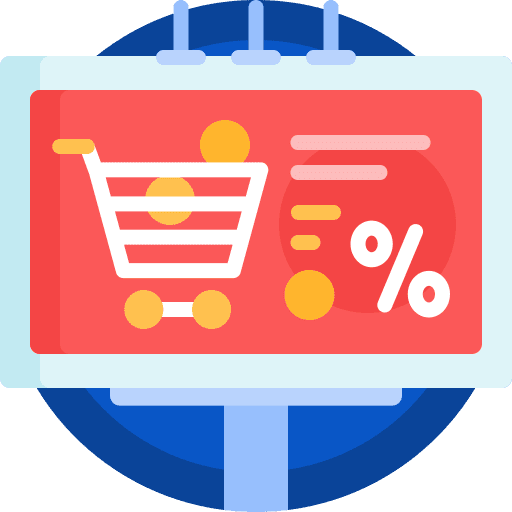 Billboard commercial publicity advertisement icon