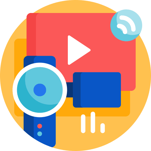 Blogging camera video camera video icon