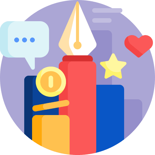 Rating seo content like icon