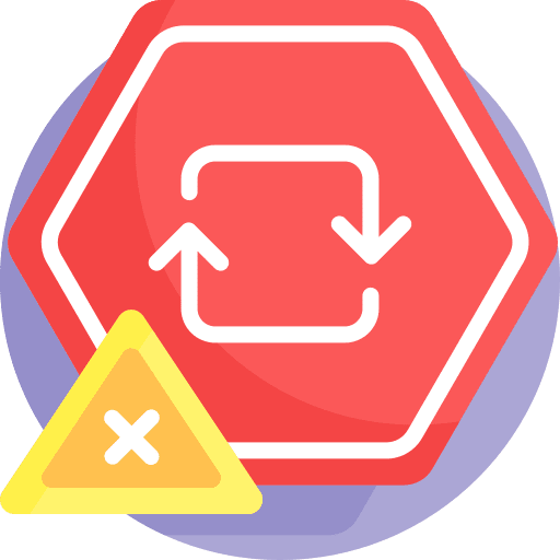 Stop fake news share warning icon