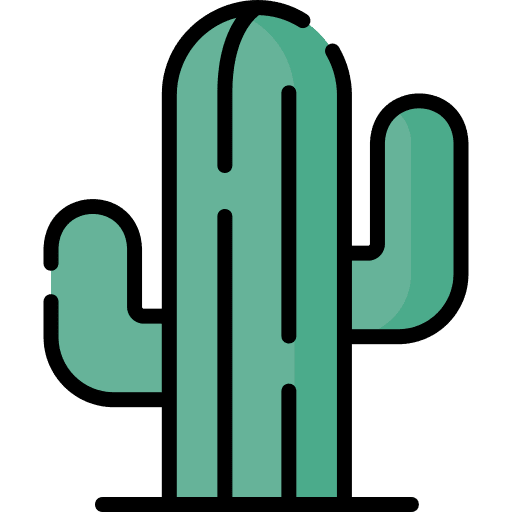 Cactus succulent desert cactus icon