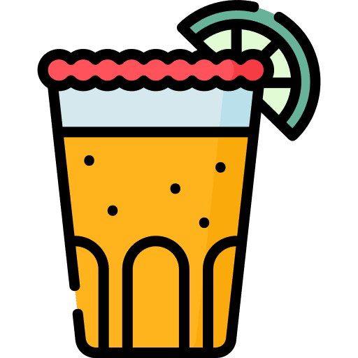 Michelada mexican beer cultures icon