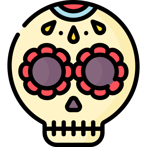 Skull skull mexican cultures icon