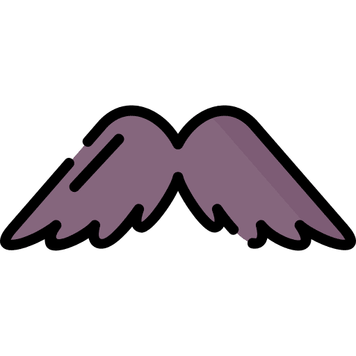 Moustache beauty moustache facial hair icon