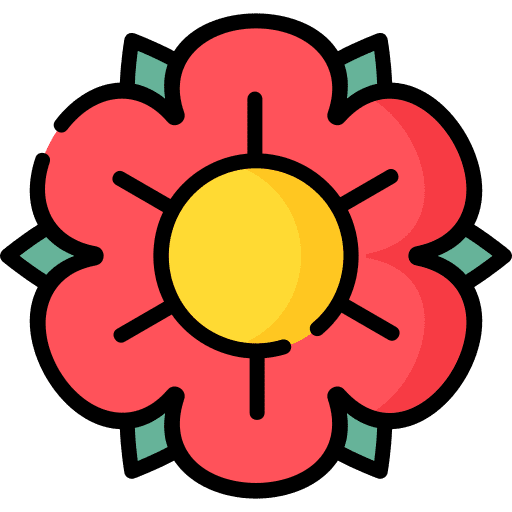 Flower blossom botanical garden icon