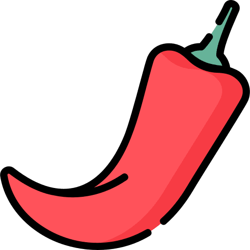 Pepper pepper organic vegan icon