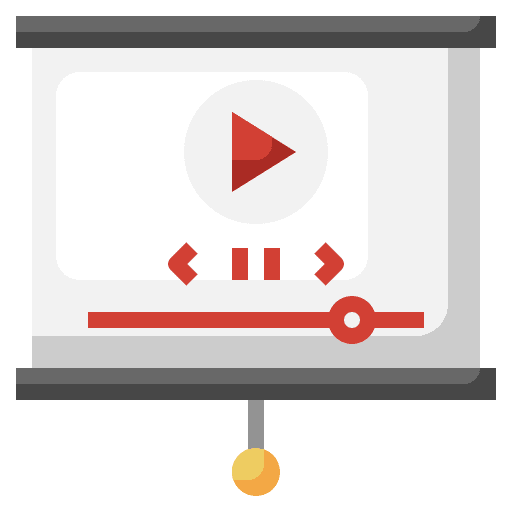 Video play button video movie multimedia icon
