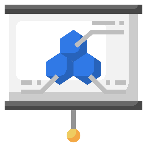 Molecules board lesson chemistry icon