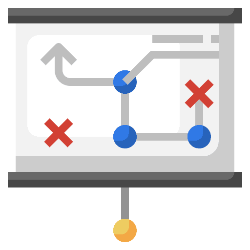 Strategy business strategy analysis icon
