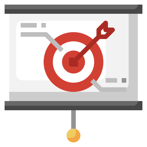 Target dart strategy target icon
