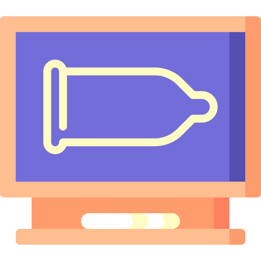 Sex education healthcare and medical safety sex education icon