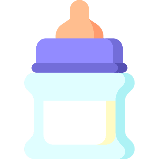 Baby bottle milk bottle feeding bottle baby feeder icon