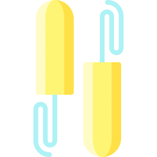 Tampon clean period menstruation icon