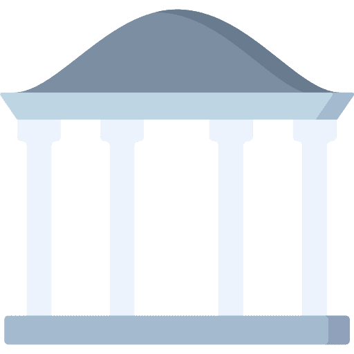 Architecture pillar greek pillars columns icon