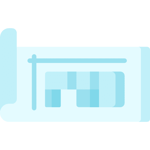 Blueprint architecture sketch architecture and city icon