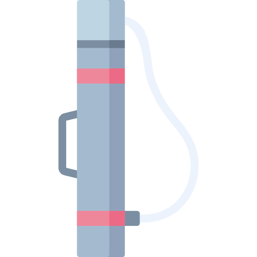 Blueprint tube art storage icon