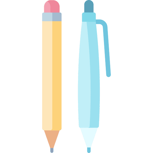 Pencil drawing tools pen technical drawing icon