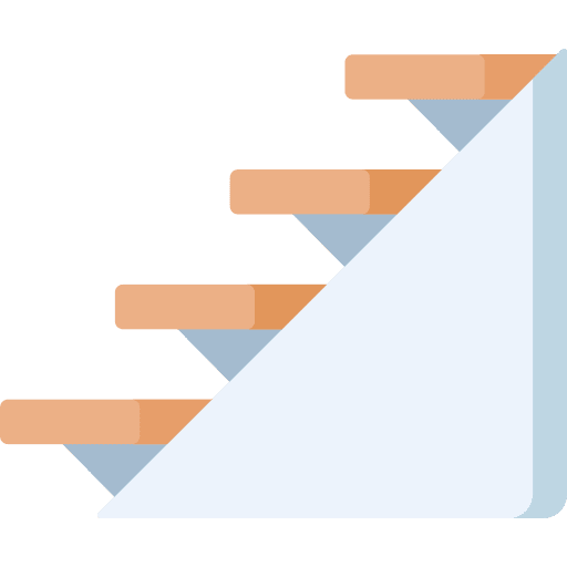 Stairs stairway steps stairs icon