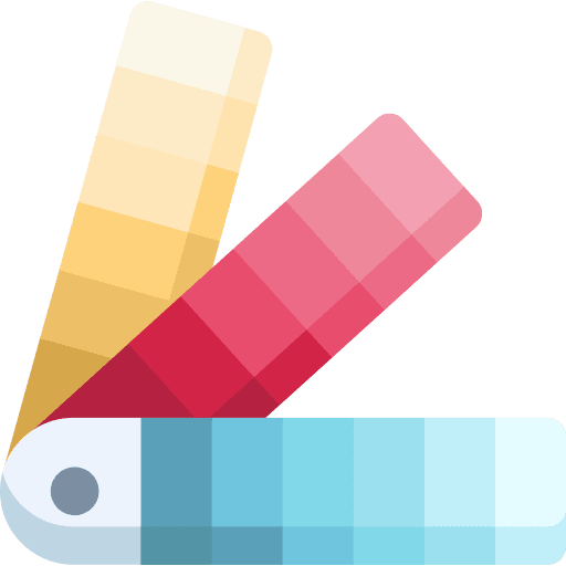 Color sample color palette color sample painter icon