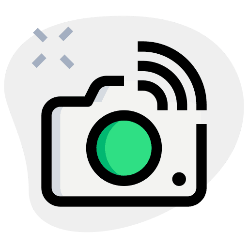 Camera smart camera technology icon