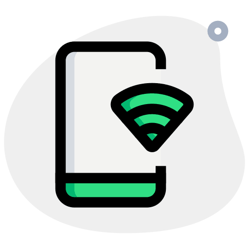 Share signal mobile phone technology icon
