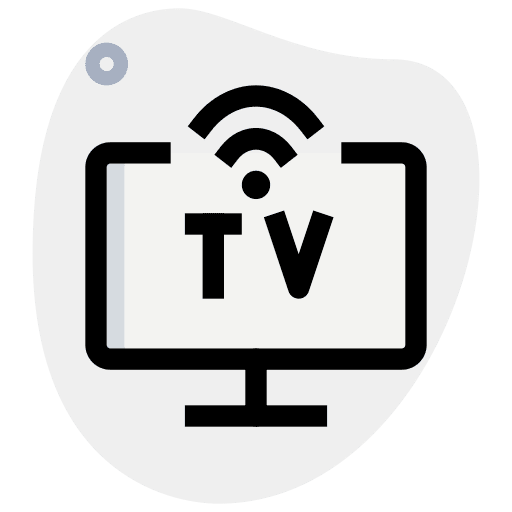Tv monitor ui wireless tv monitor icon