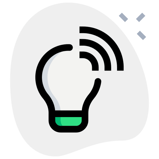 Lamp light bulb lamp smart energy icon