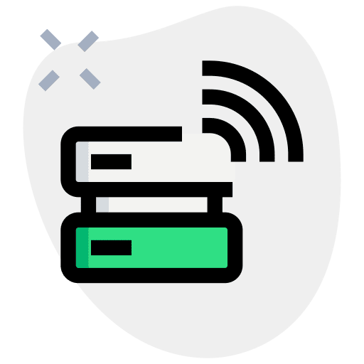 Server signal connection internet icon