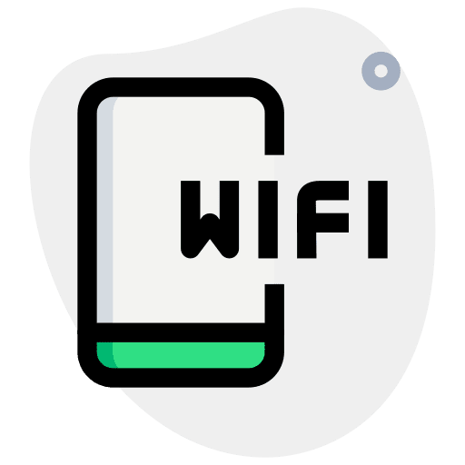 Wifi wireless smartphone technology icon