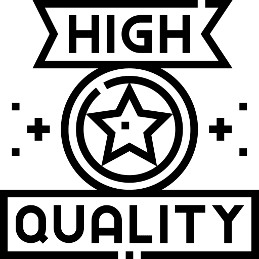 High quality premium quality high quality promotion icon