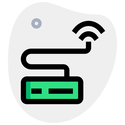 Hub hub technology connection icon