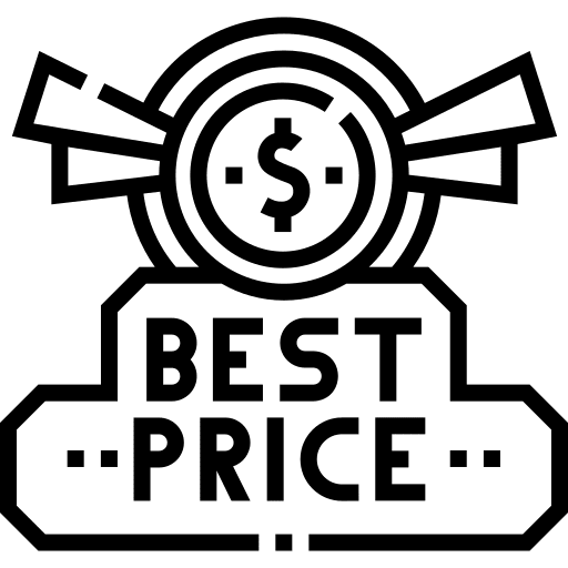 Best price promotion coin dollar icon