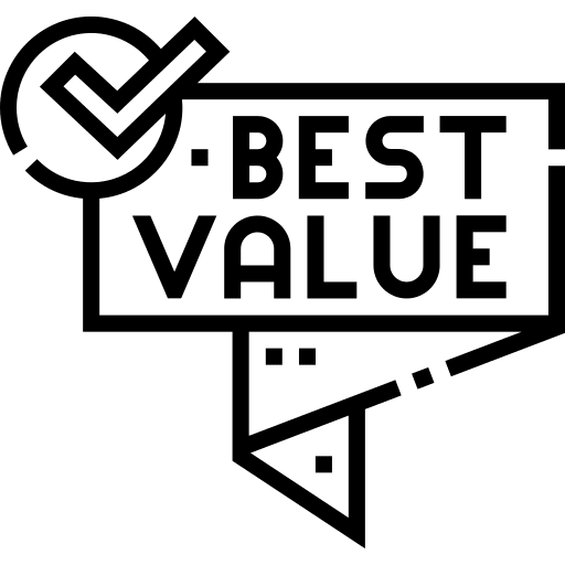Best value check product best value icon