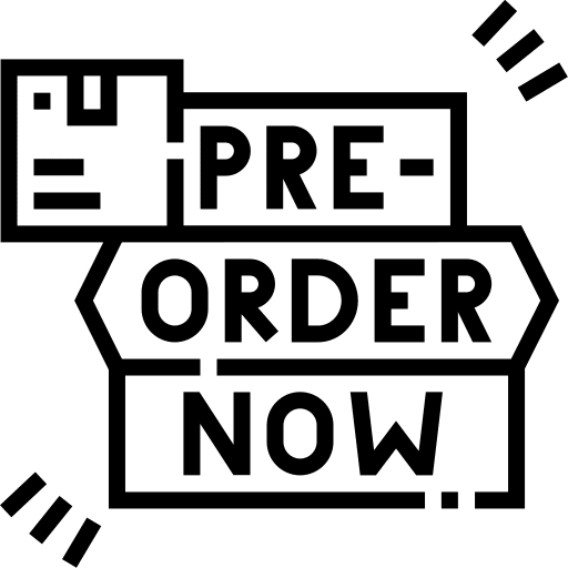 Preorder promotion package commerce icon