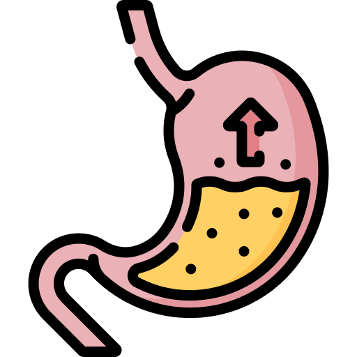 Gastric acid healthcare and medical disease icon