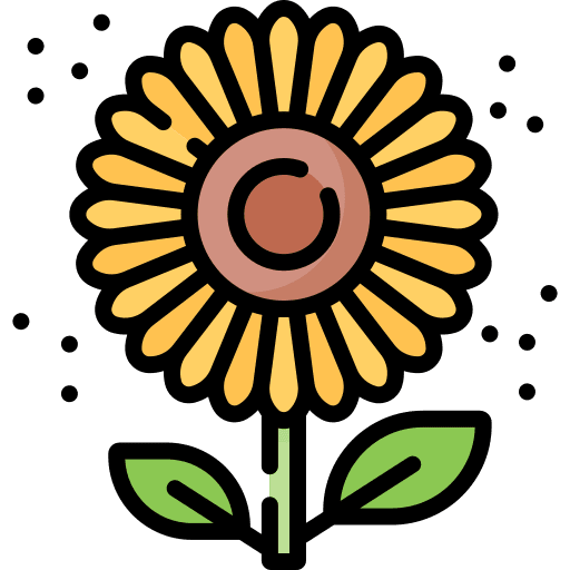 Pollen wind nature allergy icon