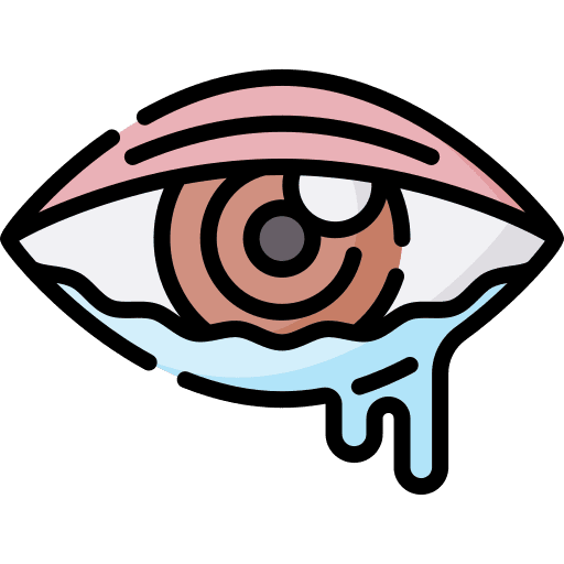 Eye conjunctivitis vision redness icon