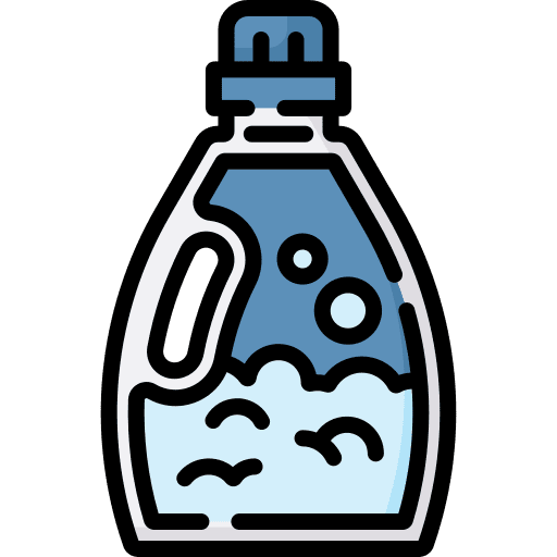 Detergent furniture and household detergent cleaning products icon