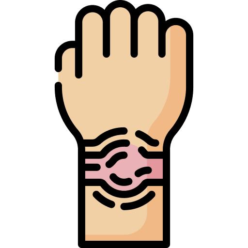 Itching itching wristwatch reaction icon