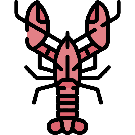 Lobster sea claw allergen icon