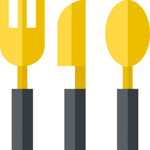 Cutlery eating tools cutlery fork icon