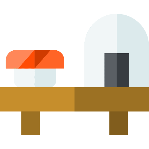 Japanese food raw rice japanese food icon