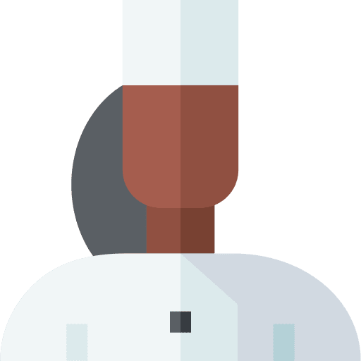 Chef food chef afro icon