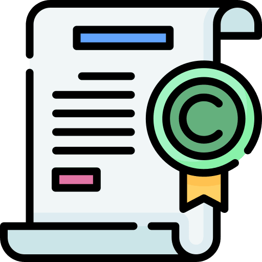 Copyright article copyright license icon