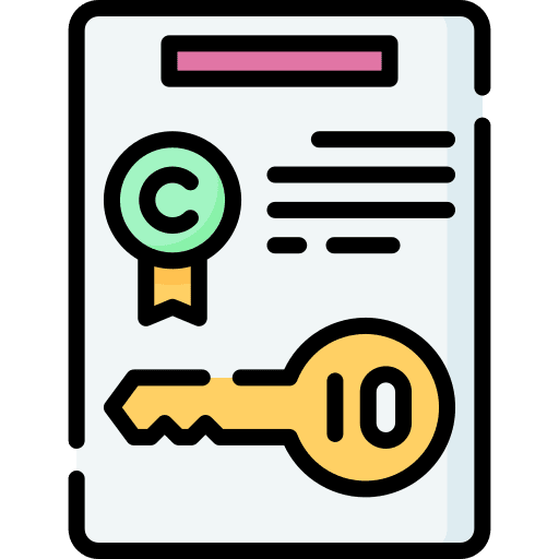 Permission document files and folders permission icon