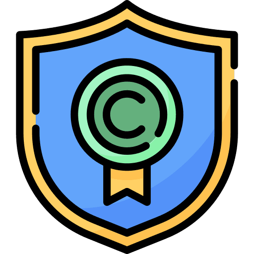 Copyright copywriting security copyright icon