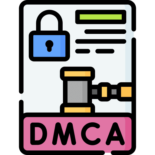 Dmca gavel lock dmca icon